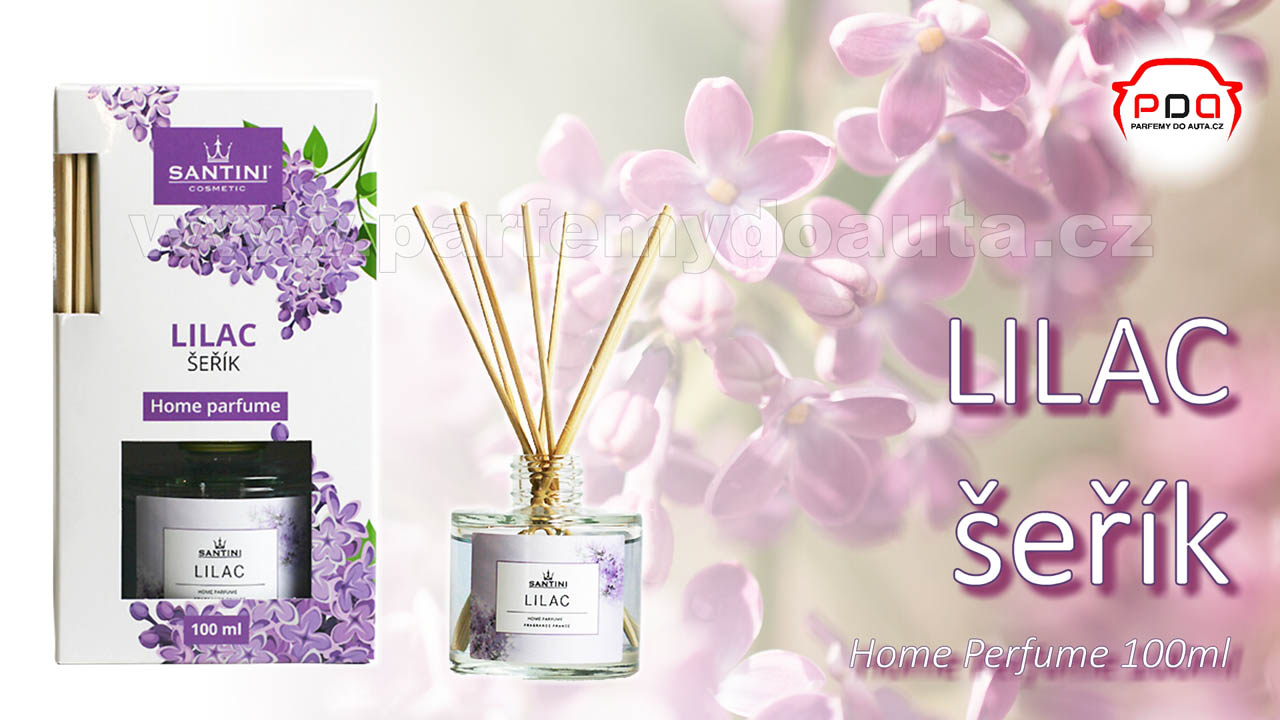 Santini Lilac šeřík bytový parfém aroma difuzér 100ml